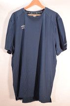 Umbro Mens Poly Gym T-Shirt Blue 2XL - $39.60