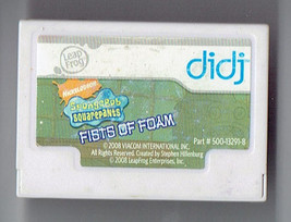 leapFrog DiDj Game Cart Spongebob Squarepants Fits Of Foam Game Cartridge Game - $9.60