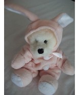 7&quot; Baby Theodore Bear with Pink Bunny Outfit - WishPets-1998,Item#31023-New - £14.94 GBP