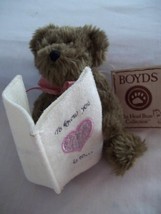 6&quot; Boyds Bear Collection -Head Bean-To Know you is to... Heart - Style#903605-Ne - £10.97 GBP
