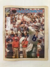 Dallas Cowboys Weekly Newspaper October 23 1993 Vol 19 #18 Troy Aikman - $13.25
