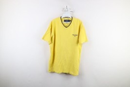 Vtg 90s Polo Sport Ralph Lauren Mens M Spell Out Thermal Waffle Knit T-Shirt - £35.00 GBP