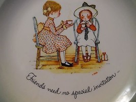 1972 Holly Hobby Collector's Edition Friendship Plate American Greetings 10.5" - $9.89