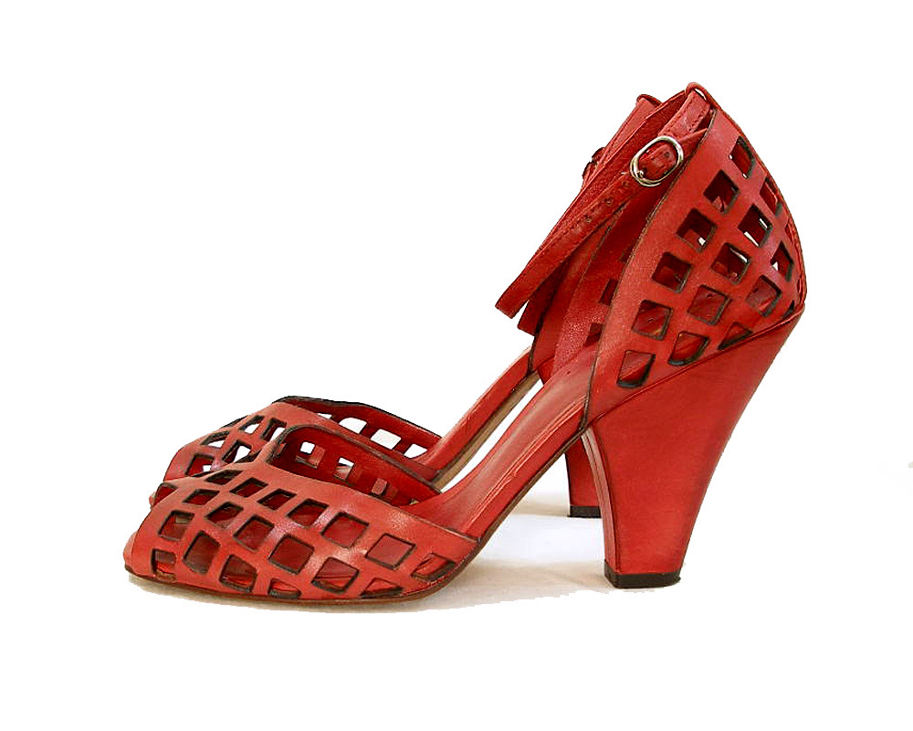 Vince Camuto Red Coral Cage Heels U.S. 7B and 21 similar items