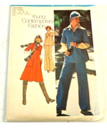 Vintage Sewing Pattern Simplicity #7297 Dress Smock Top Pants Hat - £3.85 GBP