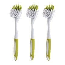 Scrub Brush For Dish Kitchen Sink Pot Pan With Stiff Bristles, Yellow-Gr... - $16.99