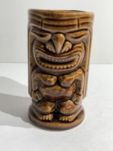 Tiki Two-Faced Smiling Leilani Mug  1960s Glazed Ceramic Vintage - £14.56 GBP