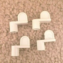 5/16&quot; Sunscreen Clips White Pack of 4 Window Screen Metal Diecast Die Cast New - £3.16 GBP