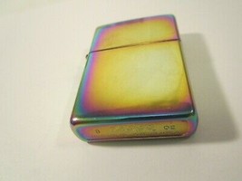 Chrome Zippo Lighter 2002 Rainbow Spectrum [Z36r] - $12.96