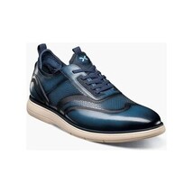 Stacy Adams Edgewood Wingtip Elastic Lace Up Sneakers Blue 25690-400 image 6