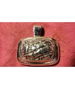 .925 Sterling Silver Cluster Style Pendant - Free Shipping ! - $41.10 CAD