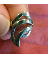 .925 Sterling Silver Flame Style Ring - Sz 9 - Free Shipping ! - £19.15 GBP