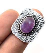African Amethyst Gemstone Handmade Fashion Ethnic Ring Jewelry 6&quot; SA 5384 - £4.78 GBP
