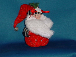 Christmas Ornament Santa Claus Holiday Ornament Magnet - £6.29 GBP
