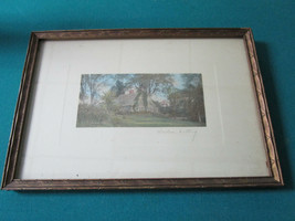 Wallace Netting Hand Colored Prints American Cottage Grafton Canopied Nearing - £28.48 GBP+