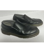 Dr Doc Martens Nico Unisex Leather Loafers Mens 10 Women 11 Pebbled Black - $710.30 MXN