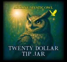 Spiritual 20 Dollar Tip Jar – Thank You for Supporting My Work - $20.00