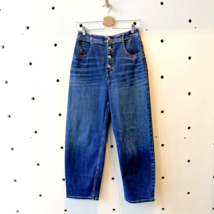 27 - Nili Lotan Toledo Tribeca Wash Button Fly High Waist Relaxed Jeans ... - $98.00