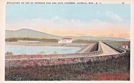 Catskill Mtns Ny~Boulevard Top Ashokan DAM-GATE CHAMBER-J Ruben Postcard 1920s - £8.29 GBP