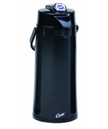 Thermal Dispenser Air Pot, 2.2L Black Body Glass Liner Lever Pump - Comm... - $2,255.33 MXN