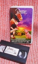 Lot: Babe - VHS &amp; Three Babe Plush Mc Donalds Happy Meal Toys: Duck, Pig, Mouse - £15.14 GBP