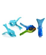 C&amp;H Solutions 2 Set (4 Ct) Bubble Fish/Dolphin Beach Towel Clips Jumbo S... - $289.06 MXN