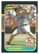 Boston Red Sox Tom Seaver 1987 Leaf Donruss Baseball Card 263 - £0.39 GBP