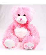 Build A Bear Pink Hearts Kisses For You Magnetic Plush Teddy Bear Stuffe... - $13.50