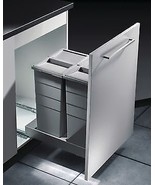 Hailo Double 2x29L Waste Kitchen Bins Pull-Out Trash Recycled System wit... - $508.82 CAD
