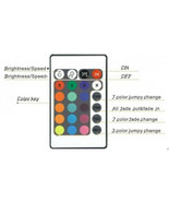 Replacement: 24 Key 16 Color Ir RGB Remote Control For Controller Brain ... - £4.70 GBP