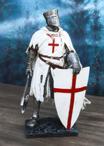 Templar White Cloak Caped Medieval Crusader Axeman Knight At Day&#39;s End F... - £30.36 GBP