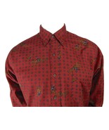 Rare Rosenthal Truitt Polo Player Horses Print Long Sleeve Button Front ... - $61.47 CAD