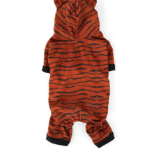 YOULY The Party Animal Tiger-Print Hooded Dog Pajamas, X-Small - $19.79