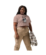 Women’s Crop Top – Born to Dilly (Hazy Pink) - €42,67 EUR