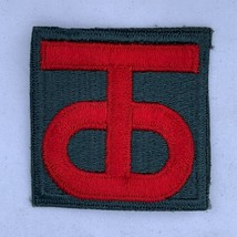 US Army 90th Infantry Division (Tough &#39;Ombres) Unit Patch - 2 3/8&quot; - $6.92