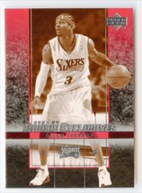 2003-04 Upper Deck Rookie Exclusives Variation Allen Iverson Philadelphia 76ers - £11.81 GBP
