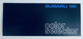 1989 Subaru Color Selector Dealer Showroom Sales Brochure Guide Catalog - $9.45