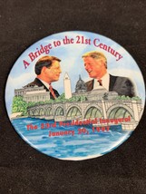 Bill Clinton Al Gore 53rd Presidential Inauguration Button Pin KG Political - $9.90