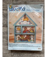 Bucilla Counted Cross Stitch Birth Record Baby Collection Tepee Bears 41... - $933.31 MXN