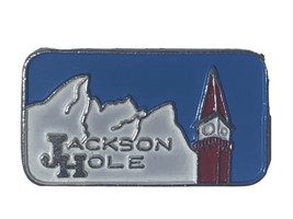 Vintage Jackson Hole Wyoming Ski Resort Skiing Area Pinback Button Pin 1” - £11.67 GBP