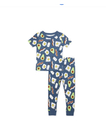 Wonder Nation Baby and Toddler Boy Tight Fit Cotton Pajama Set 2-Piece - £13.37 GBP