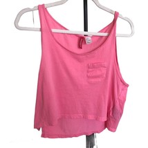 H&amp;M divided Barbiecore pink Crop tank top size 6 Sleeveless - £5.60 GBP
