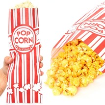 Leak-Proof, Grease Resistant Popcorn Bags 500 Pack. Tear Resistant, Single - £42.29 GBP