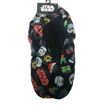 Disney Star Wars Shoe Size 6-12 Christmas Slippers Socks Black Storm Tro... - $17.39