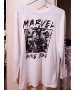Marvel Avengers Men’s Long Sleeve White T Shirt Medium - £26.78 GBP