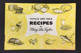 Nonfat Dry Milk RECIPES By Mary Lee Taylor 1953 Booklet PET Milk Company... - £7.19 GBP