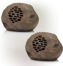 Weatherproof Bluetooth Outdoor Wireless Rock Speakers - Set Of 2 From Alpine - £161.26 GBP