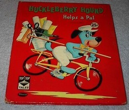 Huckleberry Hound Helps a Pal 1960 Top Tales Book Hanna Barbera - £5.93 GBP