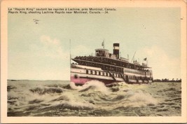 Canada Quebec Montreal Rapids King Lachine Rapids 1915-30 Unposted VTG Postcard - £7.51 GBP