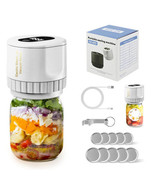 Mason Jar Vacuum Sealer Upgrade Auto Stop and 6 Pack 16oz Mason Jars,Ele... - €144,60 EUR